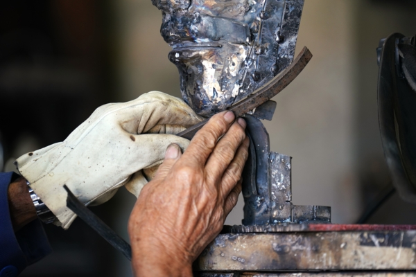 Atelier sculpture sur fer de Michel GOYARD